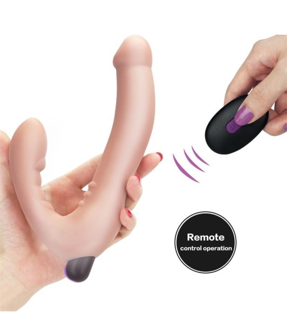 TengoQueProbarlo Doble Dildo Strapless Silicona USB LOVETOY  Vibradores para Mujer