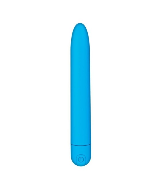 TengoQueProbarlo Bluesky Vibrador 10 Funciones 18,5 cm USB Azul Mate LATETOBED  Vibradores para Mujer