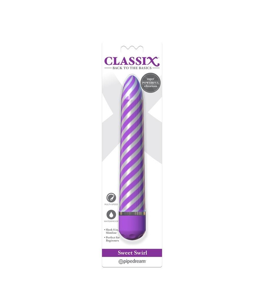 TengoQueProbarlo Vibrador Sweet Swirl Purpura CLASSIX  Vibradores para Mujer