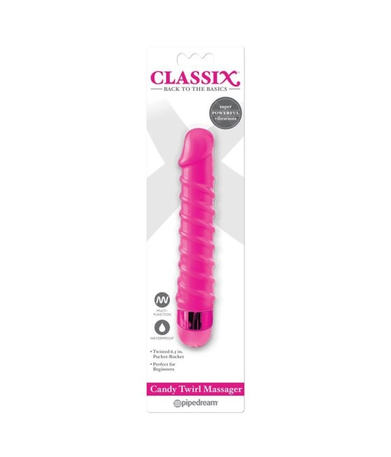 TengoQueProbarlo Masajeador Candy Twirl CLASSIX  Vibradores para Mujer