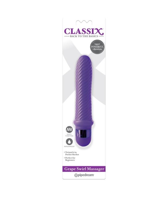 TengoQueProbarlo Vibrador Grape Swirl CLASSIX  Vibradores para Mujer