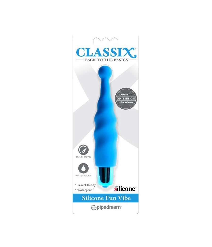 TengoQueProbarlo Vibrador Fun Vibe Azul CLASSIX  Vibradores para Mujer