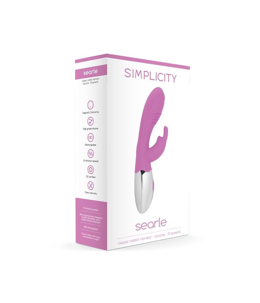 TengoQueProbarlo Shots Simplicity Vibrador Clásico SEARLE Rosa SIMPLICITY  Vibradores para Mujer