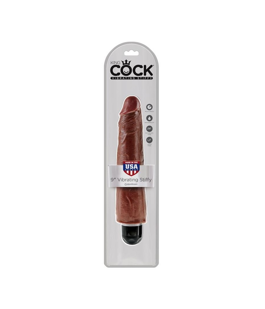 TengoQueProbarlo King Cock Vibrador Stiffy 9 - Color Marr?n KING COCK  Vibradores para Mujer
