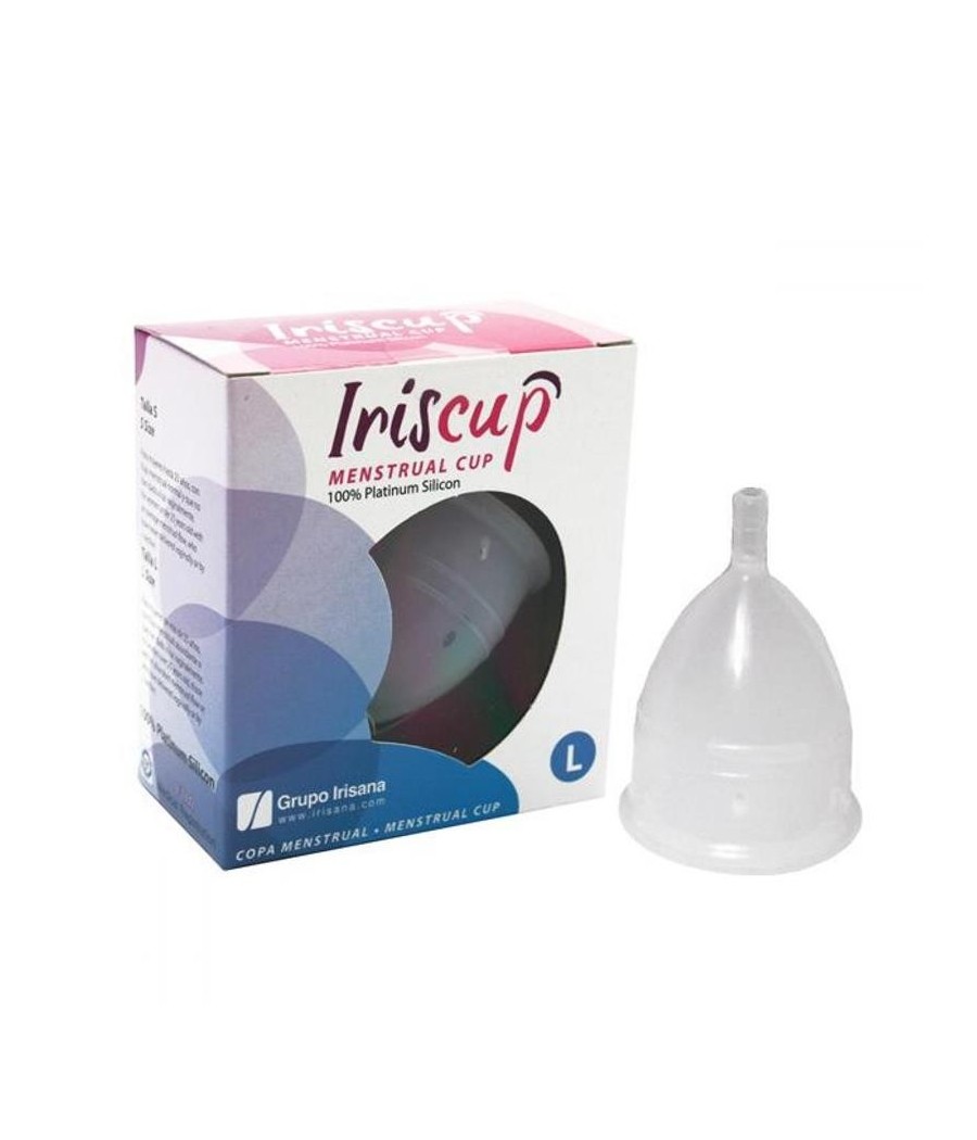 TengoQueProbarlo Irisana Copa Menstrual Transparente Talla L IRIS CUP  Copas Menstruales