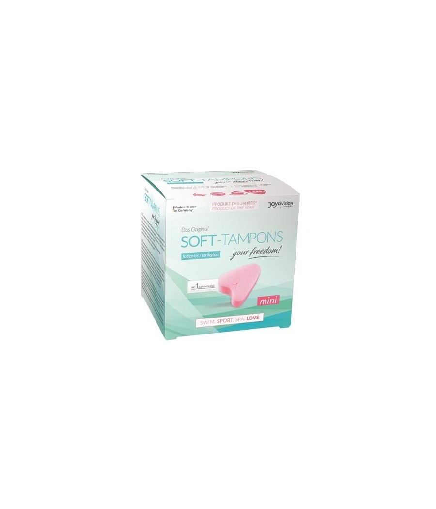 TengoQueProbarlo SoftTampons Mini Caja de 3 JOYDIVISION  Tampones Menstruales