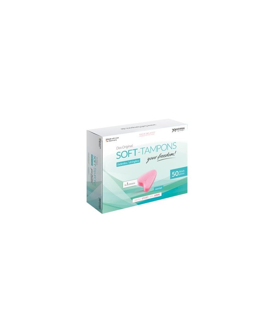 TengoQueProbarlo SoftTampons Normal Caja de 50 JOYDIVISION  Tampones Menstruales