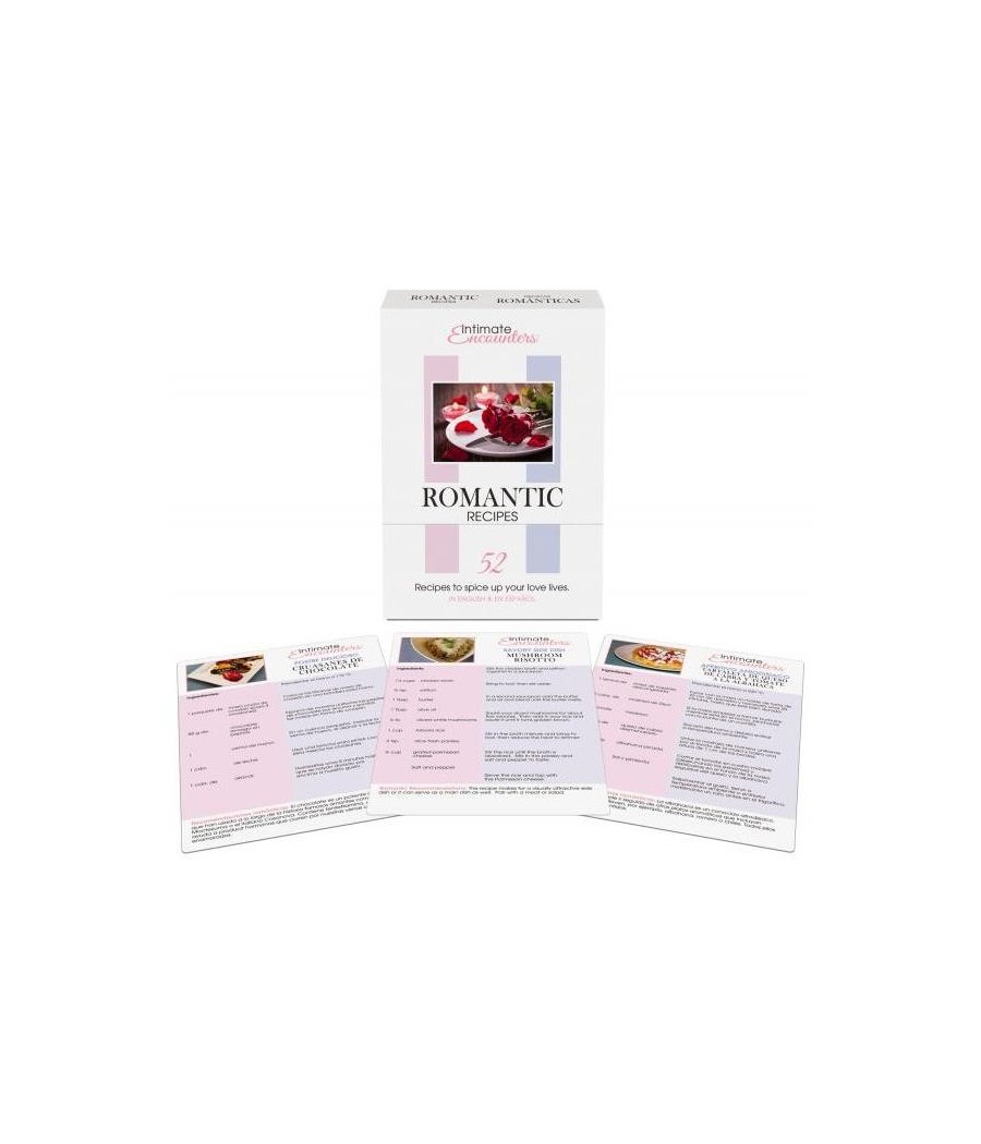 TengoQueProbarlo Kit de Parejas Intimate Encounters Romantic Recipes (EN ES) KHEPER GAMES  Juegos de Mesa Eróticos para Parejas