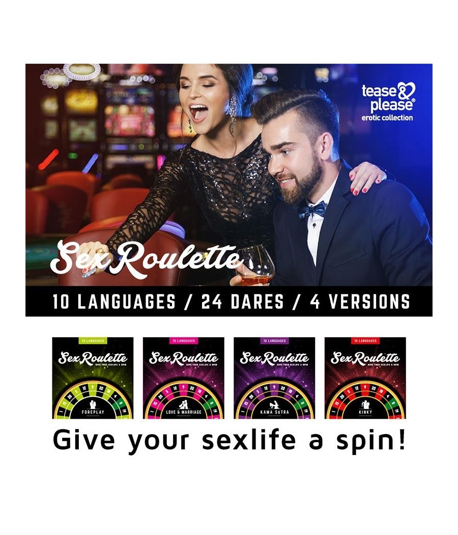 TengoQueProbarlo Sex Roulette Kamasutra TEASE & PLEASE  Juegos de Mesa Eróticos