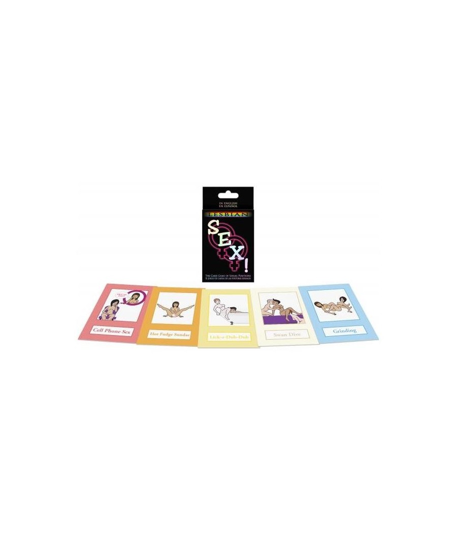 TengoQueProbarlo Juego de cartas Lesbian Sex Card Game (EN ES) KHEPER GAMES  Juegos de Mesa Eróticos para Parejas