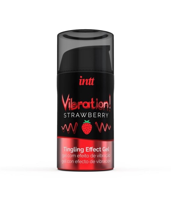 TengoQueProbarlo Vibrador Liquido Efecto Calor Aroma Fresa 15 ml INTT  Potenciador Sexual Masculino