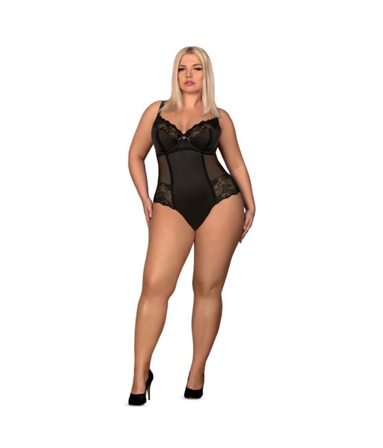 TengoQueProbarlo Amallie Bodysuit con Encaje Negro OBSESSIVE  Bodys para Mujer de Encaje