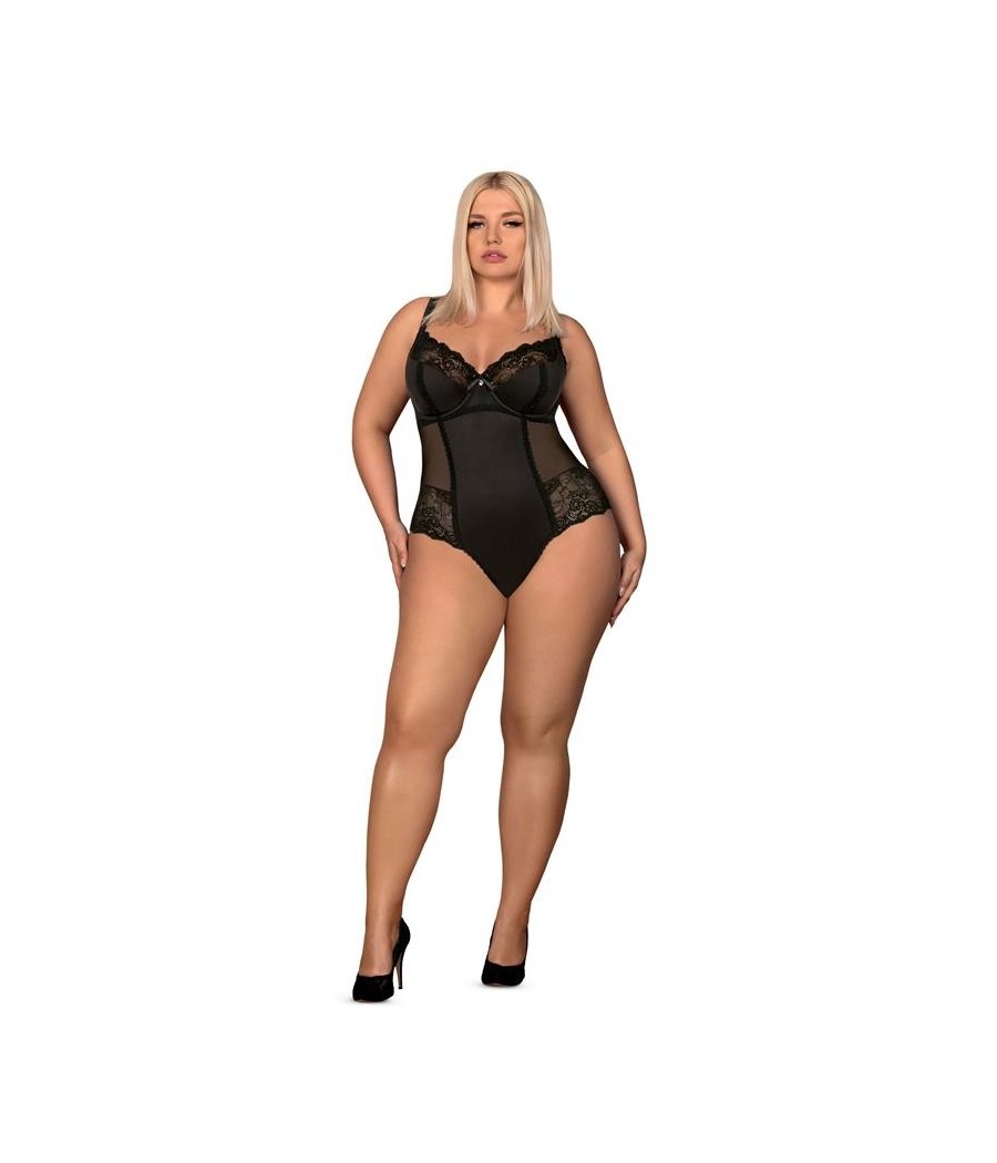 TengoQueProbarlo Amallie Bodysuit con Encaje Negro OBSESSIVE  Bodys para Mujer de Encaje