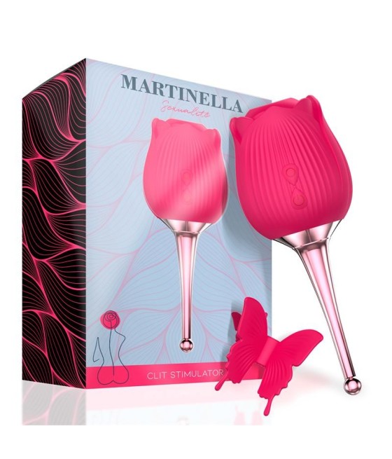 Martinella Estimulador de Clítoris y Vibrador de Punto Rosé Rose Gold