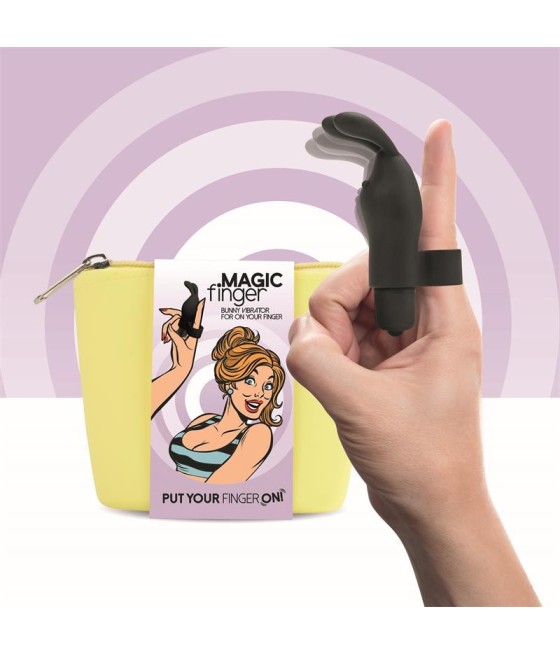 TengoQueProbarlo Magic Finger VIbrador para el Dedo Negro FEELZTOYS  Estimulador de Clítoris y Succionador