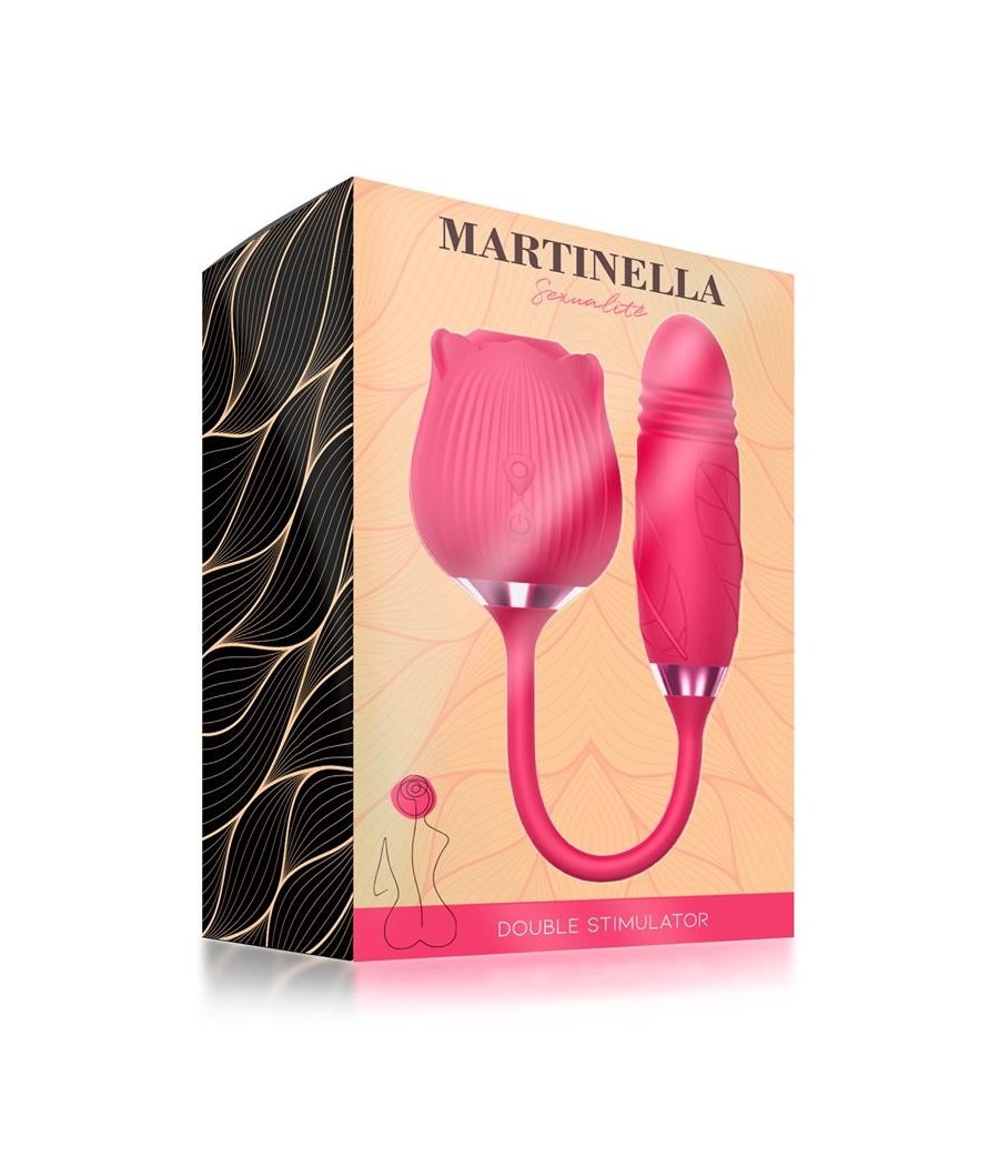 TengoQueProbarlo Martinella Estimulador de Clítoris Succión, Vibración y Movimiento Thrusting Silicone USB MARTINELLA  Estimulad