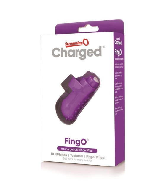 TengoQueProbarlo Charged Fingo Vooom Mini Vibe - P?rpura SCREAMINGO  Estimulador de Clítoris y Succionador