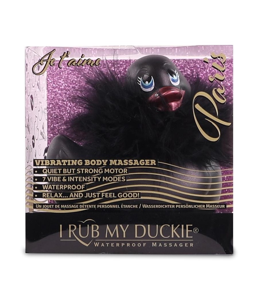 TengoQueProbarlo Estimulador I Rub My Duckie 2.0 Paris Negro BIG TEAZE TOYS  Estimulador de Clítoris y Succionador