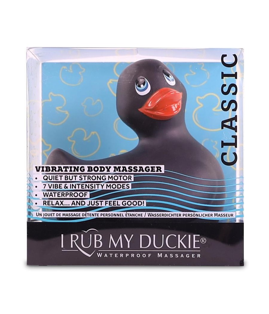 TengoQueProbarlo I Rub My Duckie 2.0 Classic Negro BIG TEAZE TOYS  Estimulador de Clítoris y Succionador