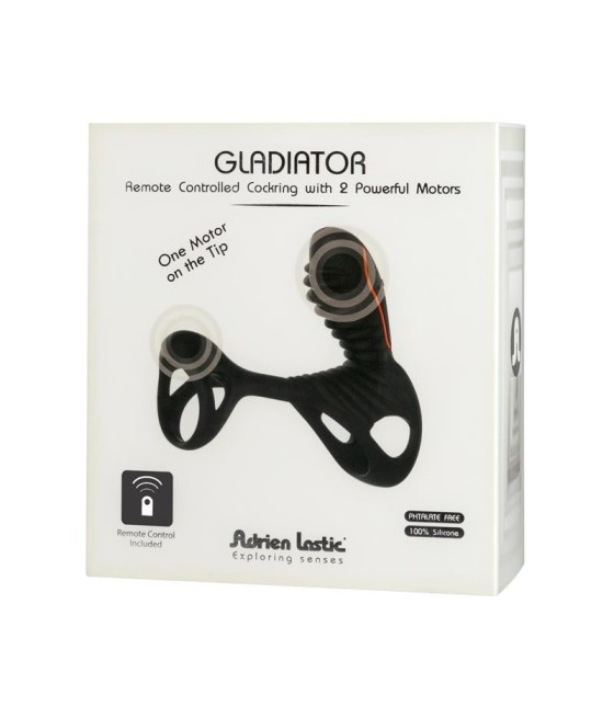 TengoQueProbarlo Estimulador Parejas Gladiator + Control LRS ADRIEN LASTIC  Juegos Eróticos Parejas
