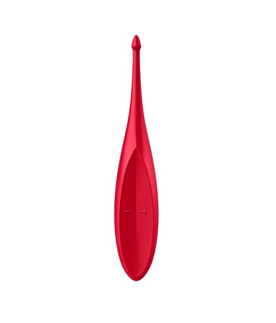 TengoQueProbarlo Twirling Fun Varita Vibradora Silicona USB Rojo SATISFYER  Estimulador de Clítoris y Succionador