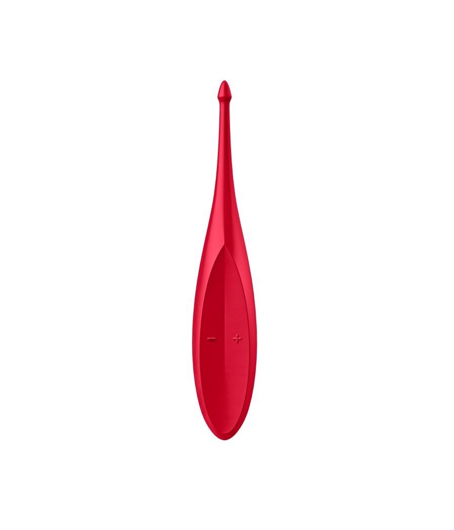 TengoQueProbarlo Twirling Fun Varita Vibradora Silicona USB Rojo SATISFYER  Estimulador de Clítoris y Succionador