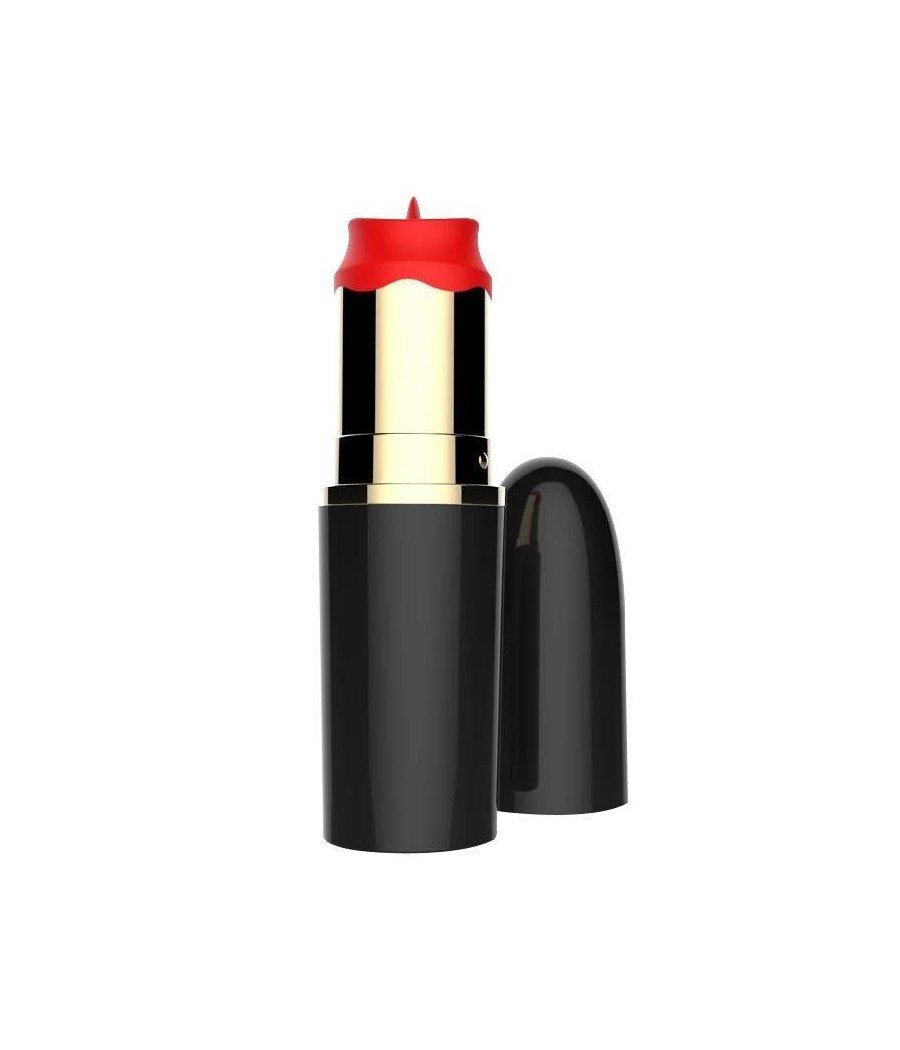 TengoQueProbarlo Estimulador de Pintalabios con Lengua Estimuladora USB Negro A-GUSTO  Estimulador de Clítoris y Succionador