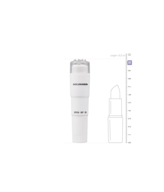 TengoQueProbarlo Estimulador Pocket Rocket Blanco DOC JOHNSON  Estimulador de Clítoris y Succionador