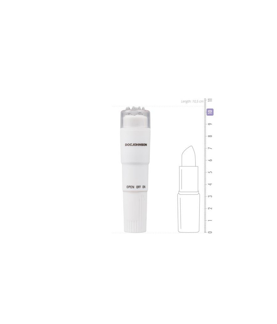 TengoQueProbarlo Estimulador Pocket Rocket Blanco DOC JOHNSON  Estimulador de Clítoris y Succionador