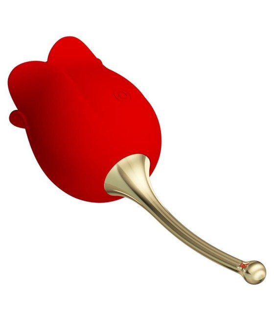 TengoQueProbarlo Rose Lover Estimulador con Vibración y Licking PRETTYLOVE  Estimulador de Clítoris y Succionador