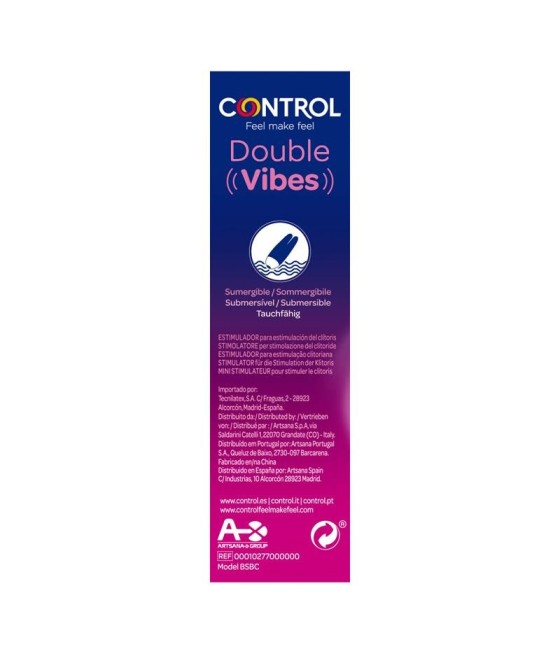 TengoQueProbarlo Estimulador Doble Double Vibe 5 Funciones CONTROL  Estimulador de Clítoris y Succionador