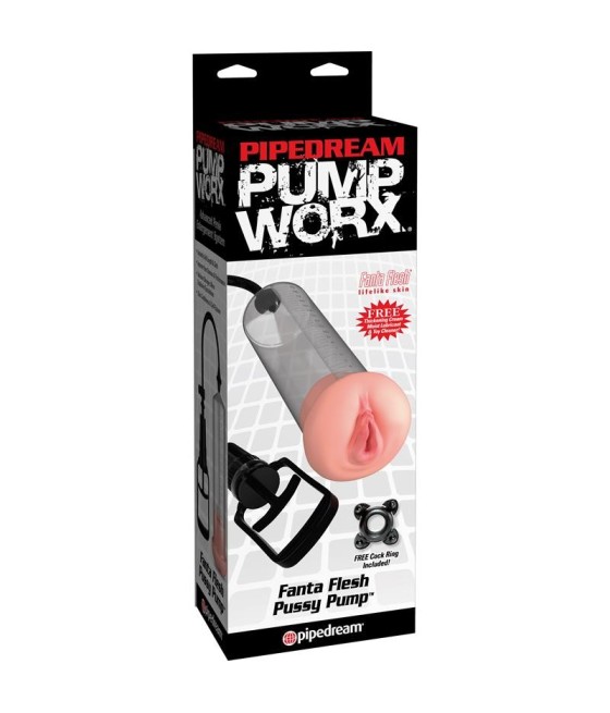 TengoQueProbarlo Pump Worx Succionadory Vagina Fanta Flesh PUMPWORX  Estimulador de Clítoris y Succionador
