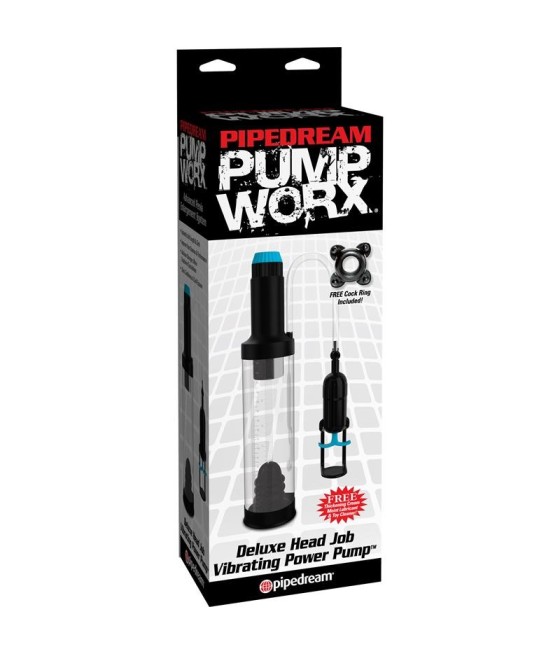 TengoQueProbarlo Pump Worx Succionador Vibrador Deluxe Head Job Color Negro PUMPWORX  Aparato Alargar Pene