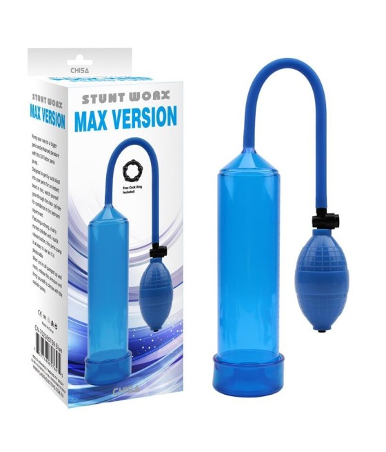 Bomba de Succion para el Pene MAX Version Azul