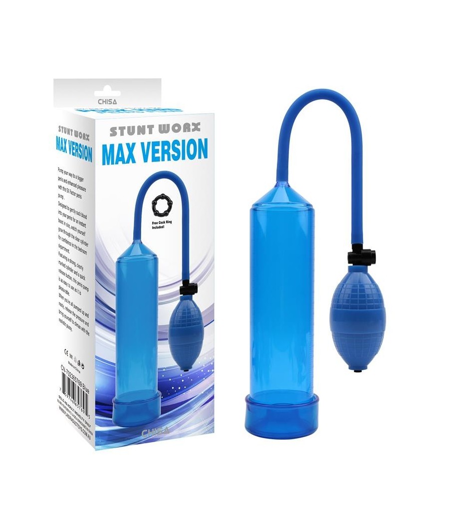 TengoQueProbarlo Bomba de Succion para el Pene MAX Version Azul CHISA  Hidro Bombas de Vacío