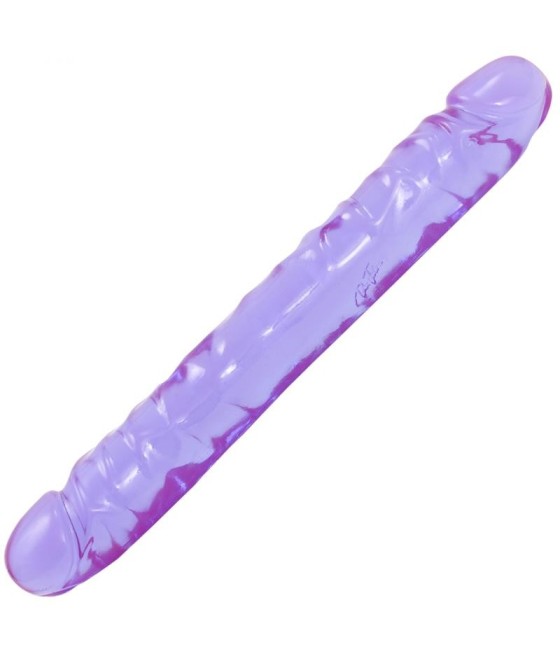 TengoQueProbarlo Dildo Doble Jr. 12 Purpura CRYSTAL JELLIES  Dildos con Ventosa