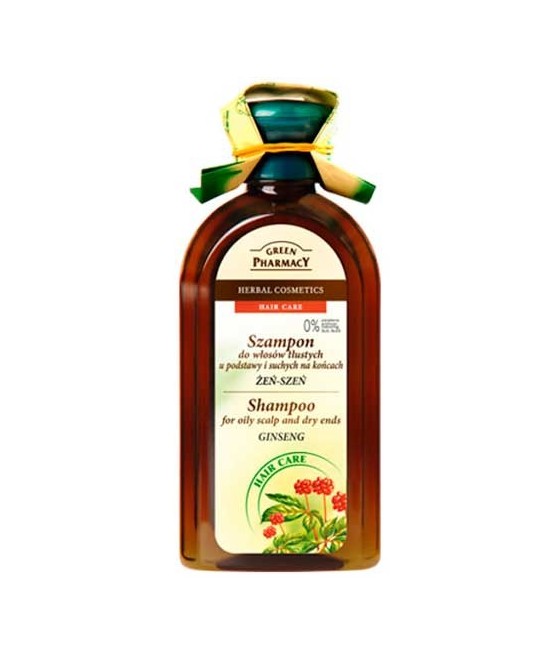 Green Pharmacy Shampoo For Oily Scalp and Dry end Ginseng