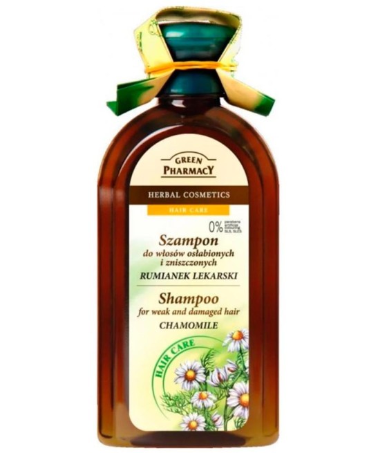TengoQueProbarlo Green Pharmacy Shampoo For Weak and Demaged Hair With Chamomile GREEN PHARMACY  Champú