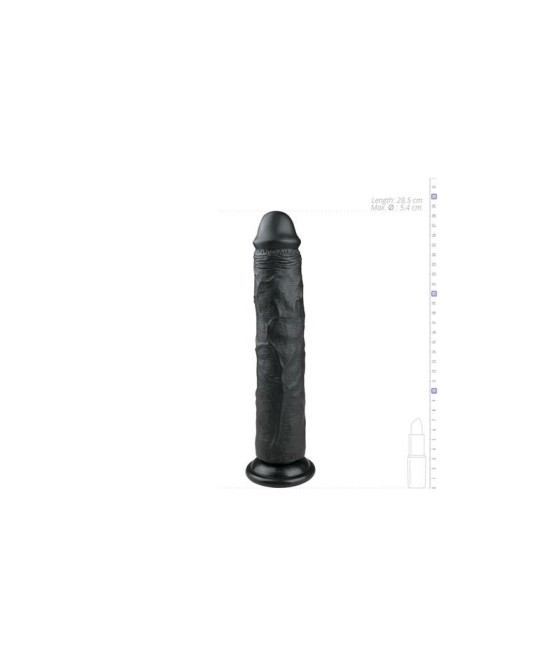 TengoQueProbarlo Dildo Realista Negro 28.5 cm EASYTOYS  Dildos con Ventosa