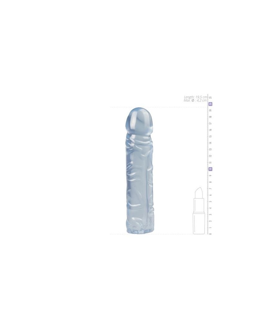 TengoQueProbarlo Dildo Jelly 20 cm Transparente CRYSTAL JELLIES  Dildos con Ventosa