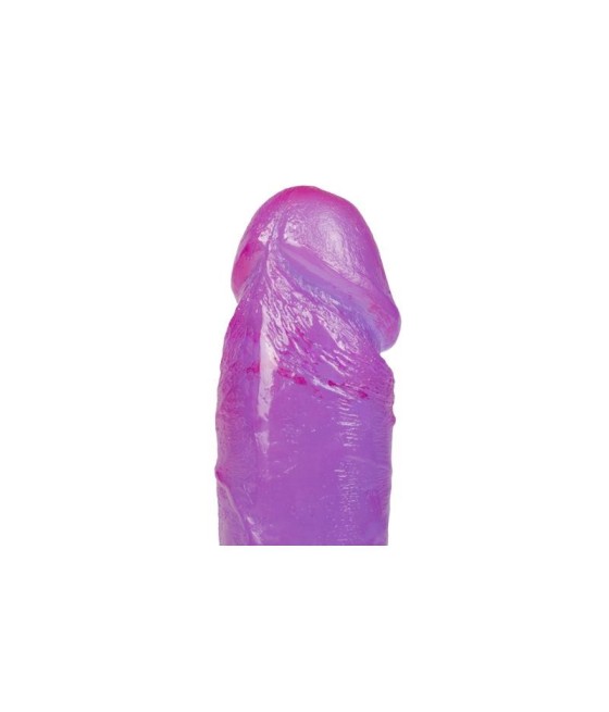 TengoQueProbarlo Dildo Jelly 22 cm Púrpura CRYSTAL JELLIES  Dildos con Ventosa