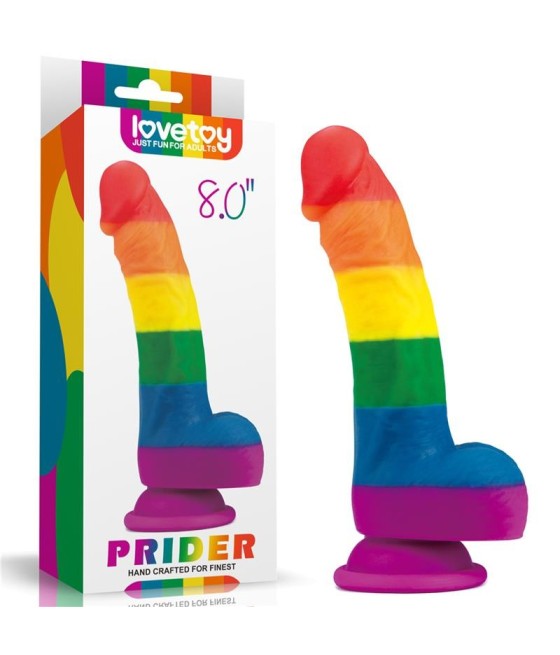 TengoQueProbarlo Dildo Prider 8 Silicona L?quida LOVETOY  Juguetes Sexuales para Gays