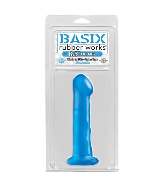 TengoQueProbarlo Basix Rubber Works  16,51 cm Pene con Ventosa - Color Azul BASIX RUBBER WORKS  Masturbación Femenina
