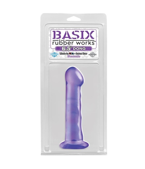 TengoQueProbarlo Basix Rubber Works  16,51 cm Pene con Ventosa - Color P?rpura BASIX RUBBER WORKS  Masturbación Femenina