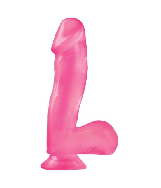 TengoQueProbarlo Basix Rubber Works ?16,51 cm Verga y Test?culos con Ventosa - Color Rosa BASIX RUBBER WORKS  Masturbación Femen