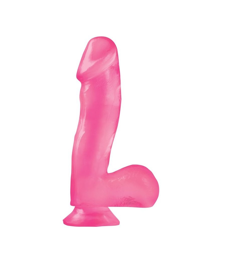 TengoQueProbarlo Basix Rubber Works ?16,51 cm Verga y Test?culos con Ventosa - Color Rosa BASIX RUBBER WORKS  Masturbación Femen