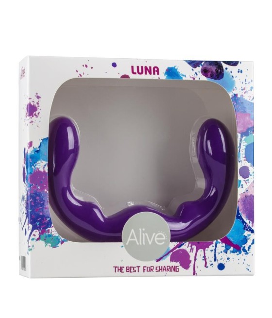 TengoQueProbarlo Estimulador Luna Purpura Silicona 25 cm ALIVE  Masturbación Femenina