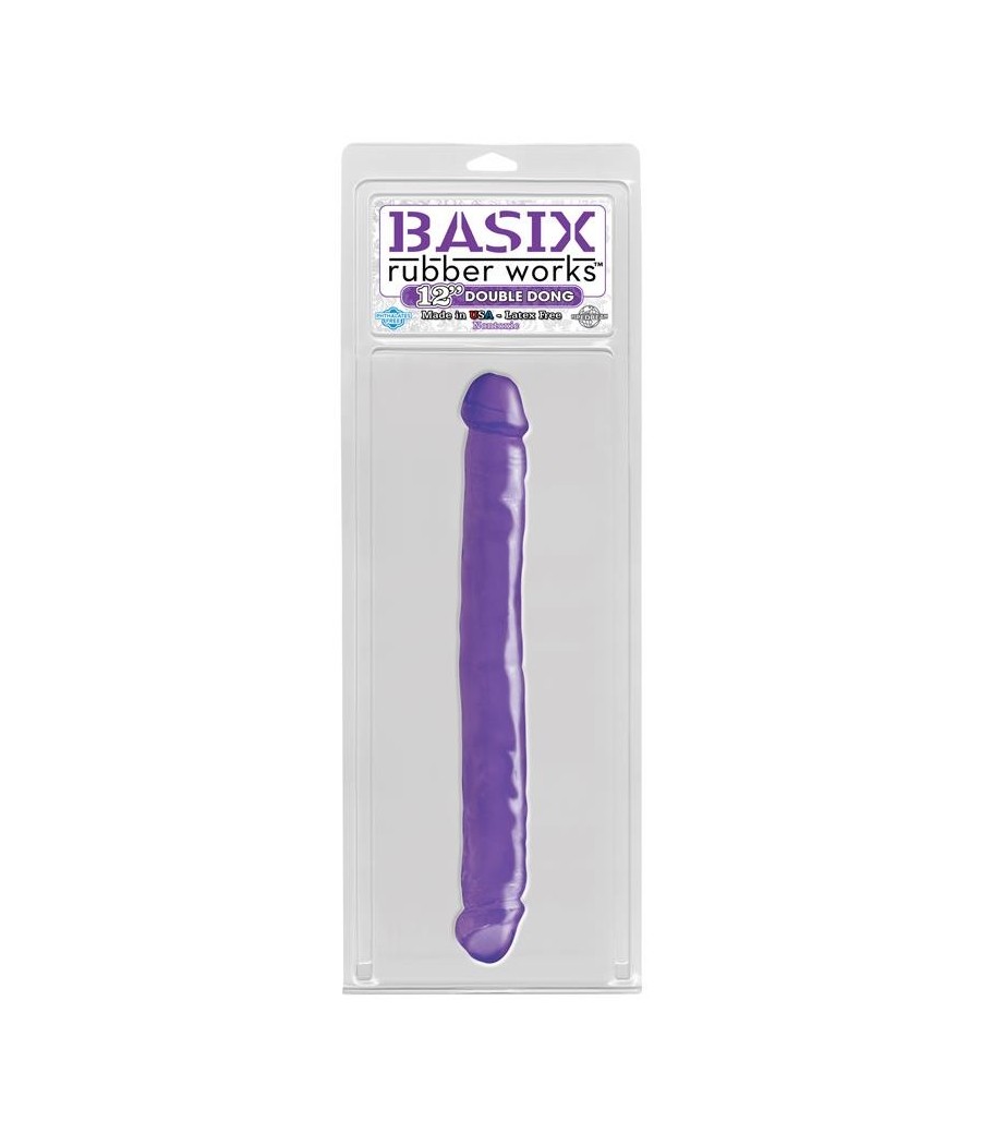 TengoQueProbarlo Basix Rubber Works 30,5 cm Doble Verga - Color P?rpura BASIX RUBBER WORKS  Masturbación Femenina