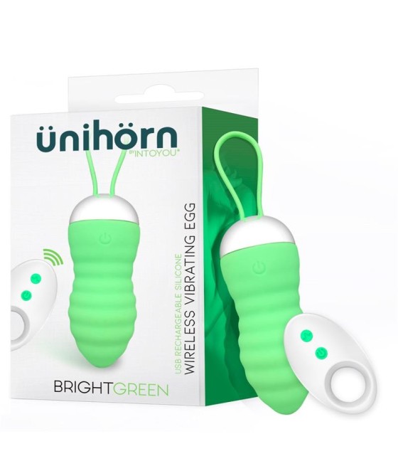 Brightgreen Huevo Vibrador Control Remoto USB Silicona