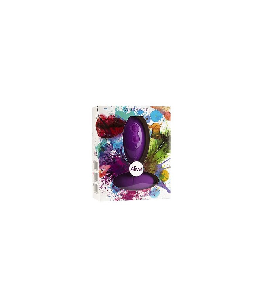 TengoQueProbarlo Huevo Vibrador Magic egg 3.0 Purpura ADRIEN LASTIC  Huevos Vibradores Control Remoto